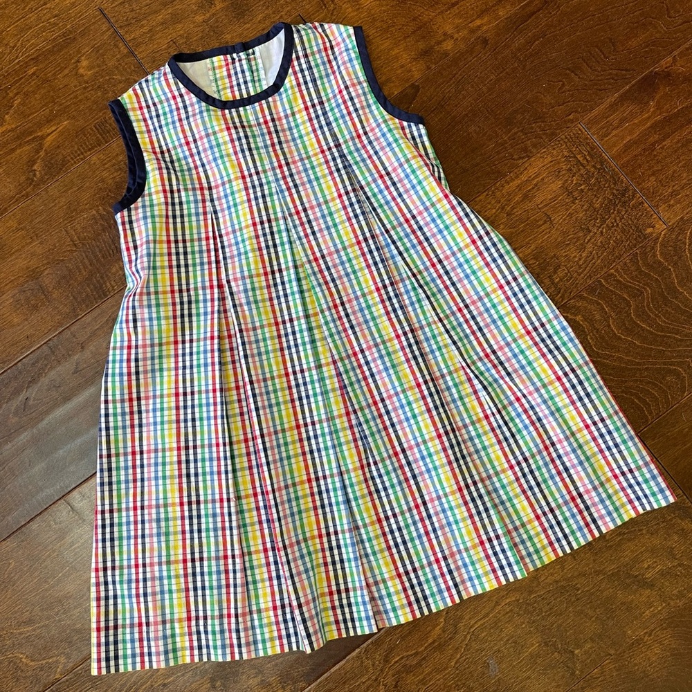 TBBC Mary Frances Frock plaid dress- sz 4T